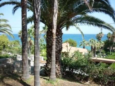 garden and sea view